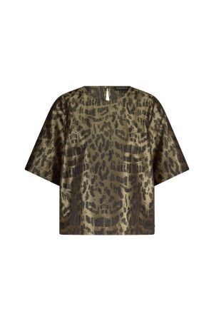 Tramontana Jacquard Top 002802 Camle jacquard