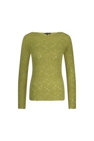 Tramontana Brushed Stretch Lace Top 006007 Oasis