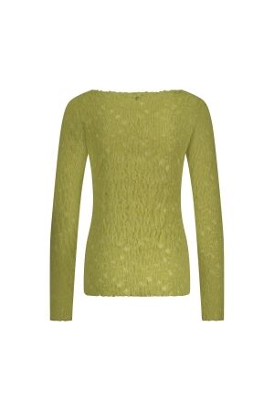 Tramontana Brushed Stretch Lace Top 006007 Oasis