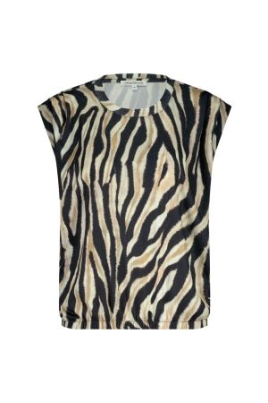 Tramontana Sleeveless Top Savannah Stripes 009991 Print neutrals