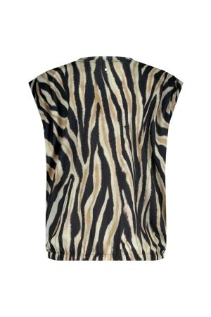 Tramontana Sleeveless Top Savannah Stripes 009991 Print neutrals