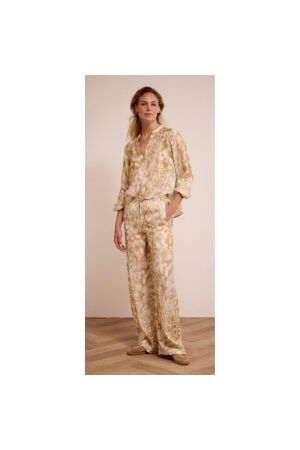 Tramontana Trousers Moonshine Marble 009986 Print camel