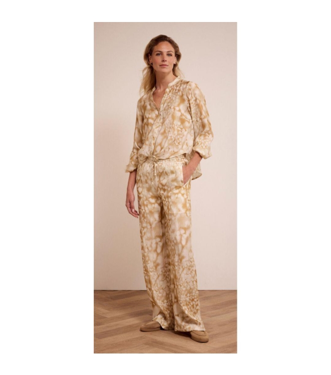 Tramontana Trousers Moonshine Marble 009986 Print camel