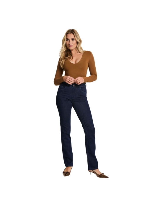 Parami Angie (Fancy) - Daily Denims - D123 D123 Pure indigo