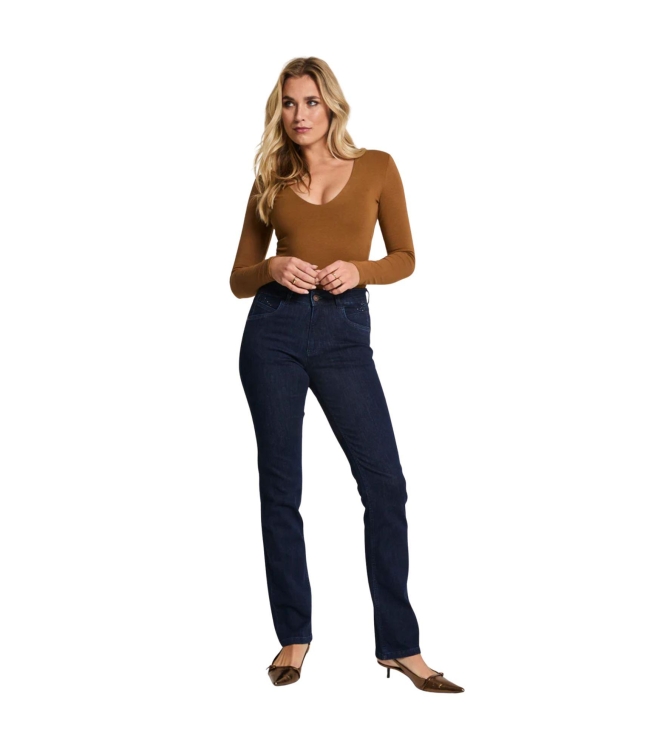 Parami Angie (Fancy) - Daily Denims - D123 D123 Pure indigo