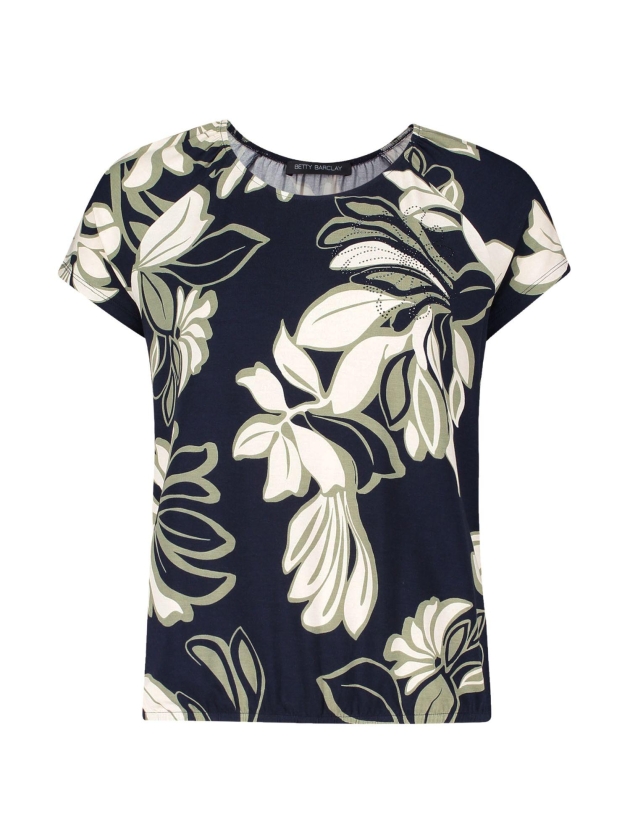 Betty Barclay Shirt Kurz 1/2 Arm 8857 Dark blue/green
