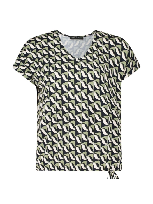 Betty Barclay Shirt Kurz 1/2 Arm 8857 Dark blue/green
