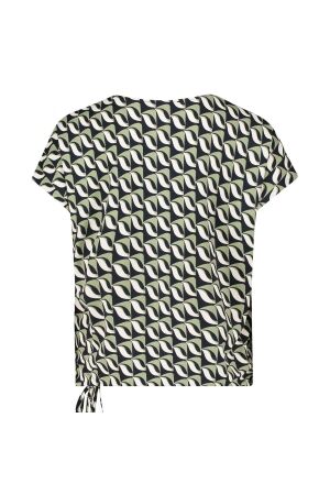 Betty Barclay Shirt Kurz 1/2 Arm 8857 Dark blue/green