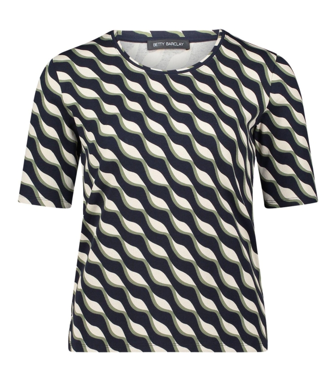 Betty Barclay Shirt Kurz 1/2 Arm 8857 Dark blue/green