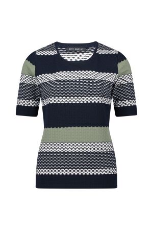 Betty Barclay Shirt Kurz 1/2 Arm 8857 Dark blue/green