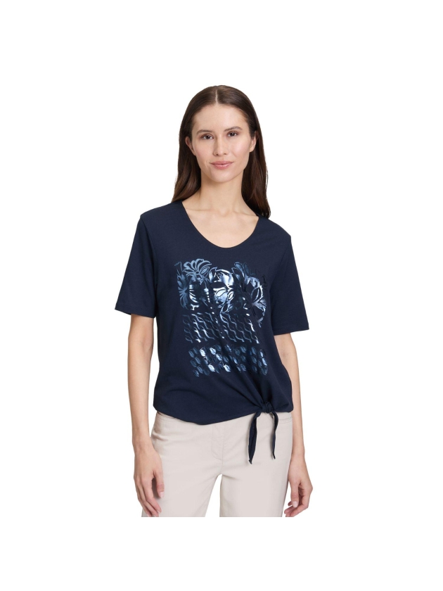 Betty Barclay Shirt Kurz 1/2 Arm 8981 Patch dark blue