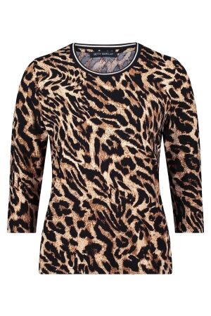 Betty Barclay Shirt Kurz 3/4 Arm 9875 black beige