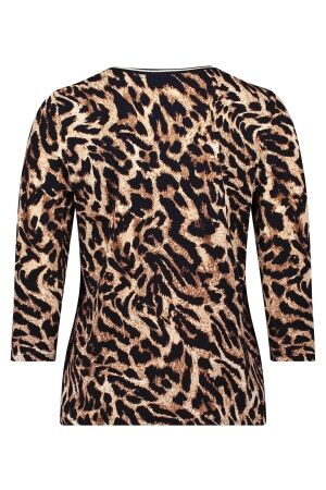 Betty Barclay Shirt Kurz 3/4 Arm 9875 black beige
