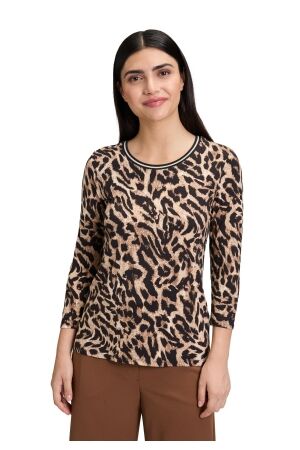 Betty Barclay Shirt Kurz 3/4 Arm 9875 black beige
