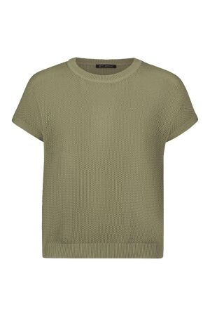 Betty Barclay Strickpullover Kurz ohne Arm 5713 Oil green
