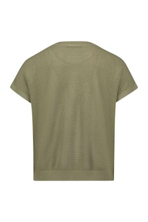 Betty Barclay Strickpullover Kurz ohne Arm 5713 Oil green