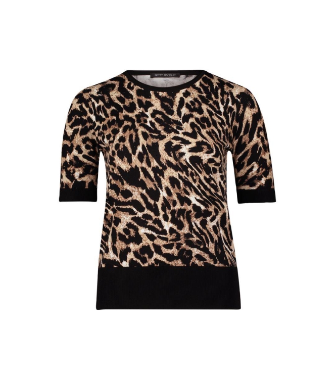 Betty Barclay Strickpullover Kurz 1/2 Arm 9875 Black/Beige