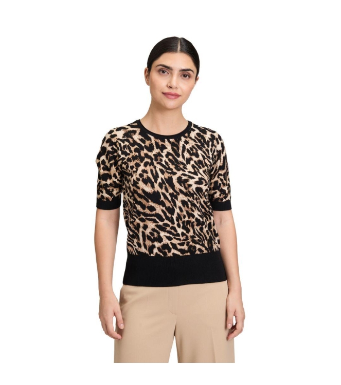 Betty Barclay Strickpullover Kurz 1/2 Arm 9875 Black/Beige