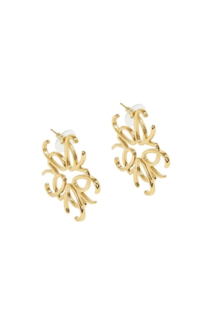 Josh V ZWAAN earrings 750 antique gold
