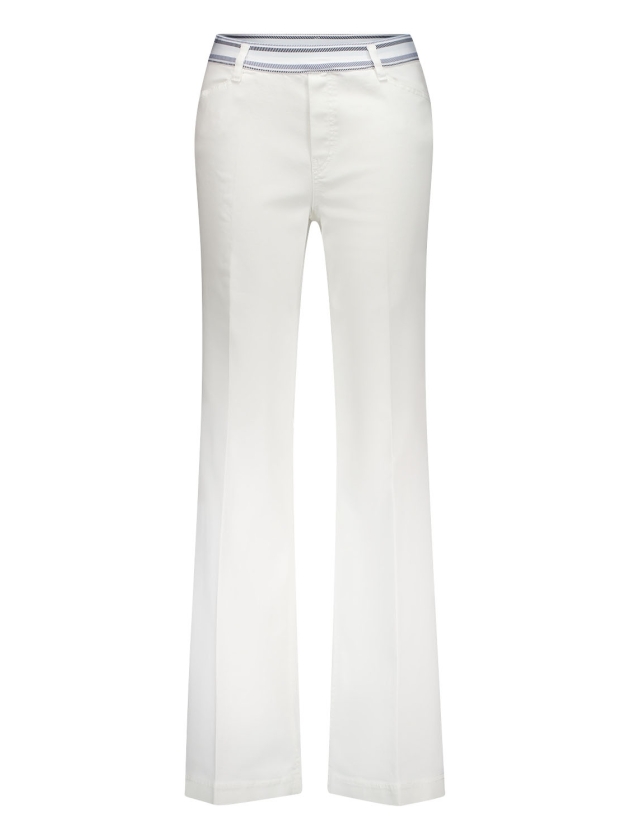 Gardeur Hose Pull On Slim 7201 White denim
