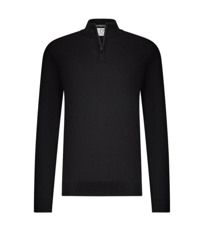 Born with Appetite Race Halfzip Pullover 990 Black