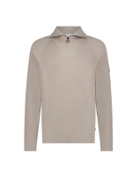 Born with Appetite Tias Halfzip Pullover 186 Feather grey
