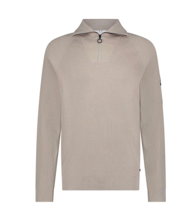 Born with Appetite Tias Halfzip Pullover 186 Feather grey