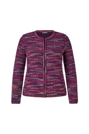Rabe Strickjacke 5287 Pflaume