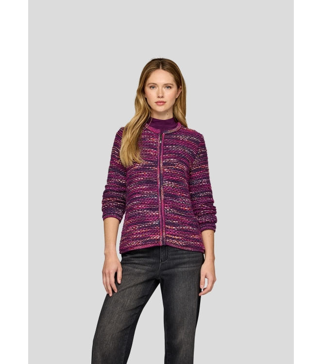 Rabe Strickjacke 5287 Pflaume