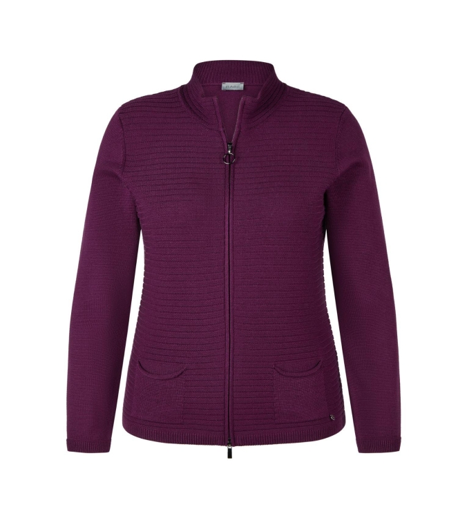 Rabe Strickjacke 5287 Pflaume