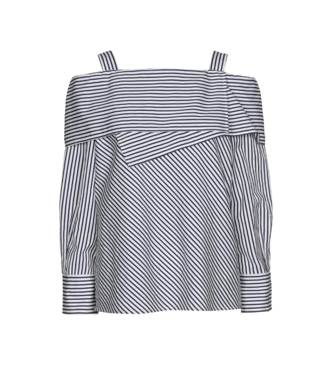 Caroline Biss Tuniek 29 Blue.white stripe