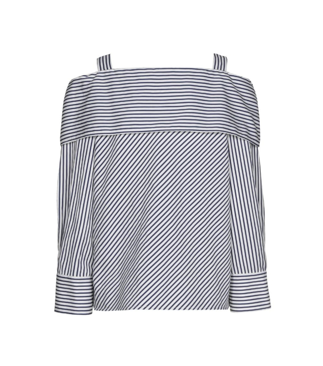 Caroline Biss Tuniek 29 Blue.white stripe