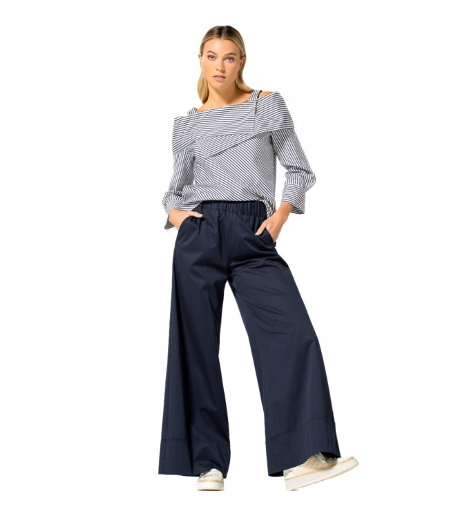 Caroline Biss Tuniek 29 Blue.white stripe