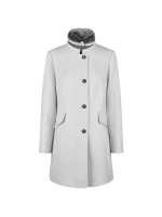 Lebek Jacke(Wolle)mit Webpelz 920 Grey
