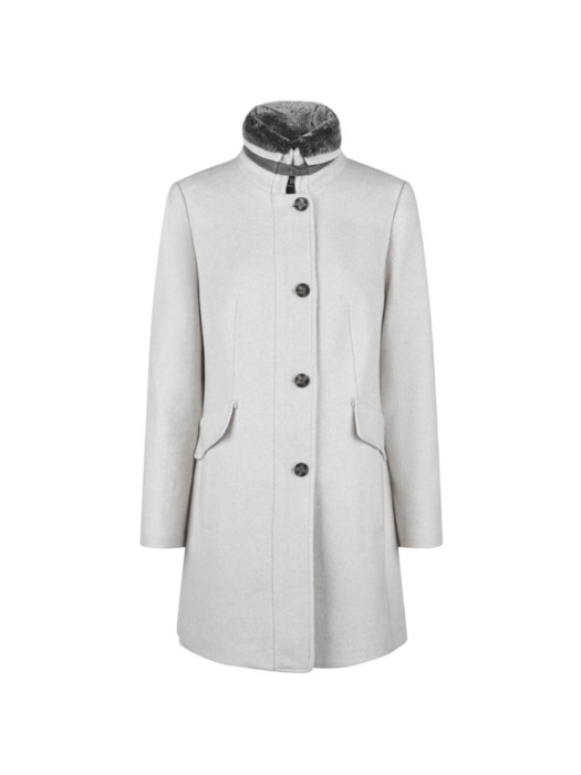 Lebek Jacke(Wolle)mit Webpelz 920 Grey