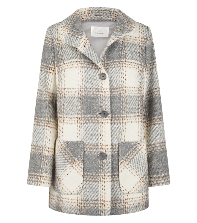 Lebek Jacke(Wolle) 920 Offwhite/silver