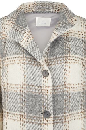 Lebek Jacke(Wolle) 920 Offwhite/silver