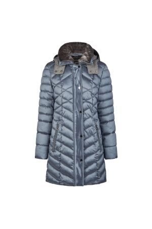 Lebek Jacke mit Webpelz 944 Dusty blue