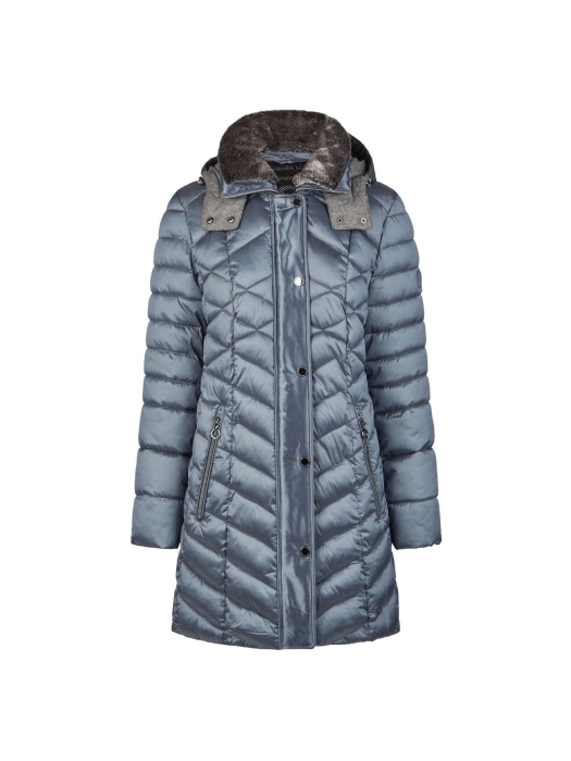 Lebek Jacke mit Webpelz 944 Dusty blue