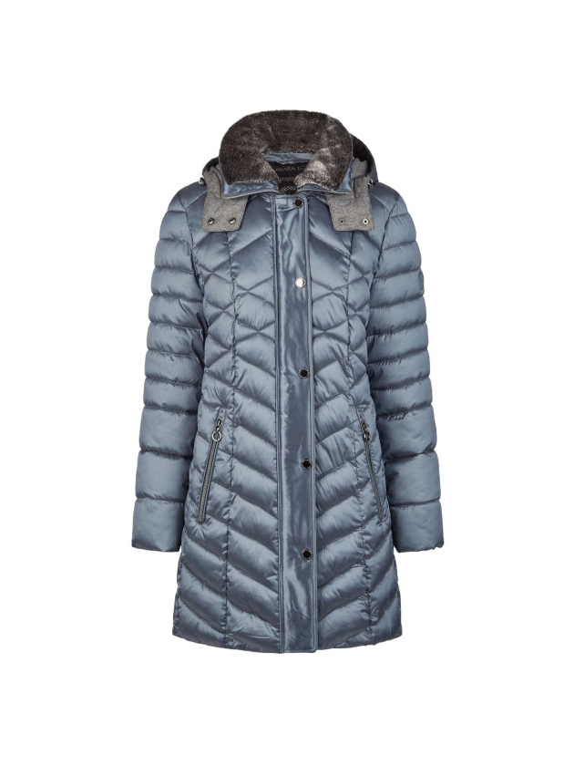 Lebek Jacke mit Webpelz 944 Dusty blue