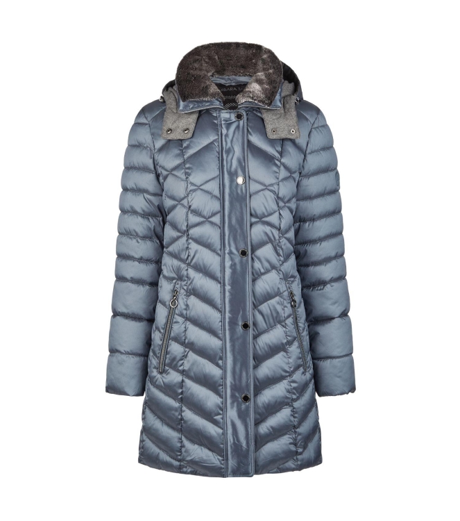 Lebek Jacke mit Webpelz 944 Dusty blue