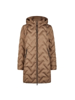 Lebek Mantel mit Kapuze Winter 343 Nougat