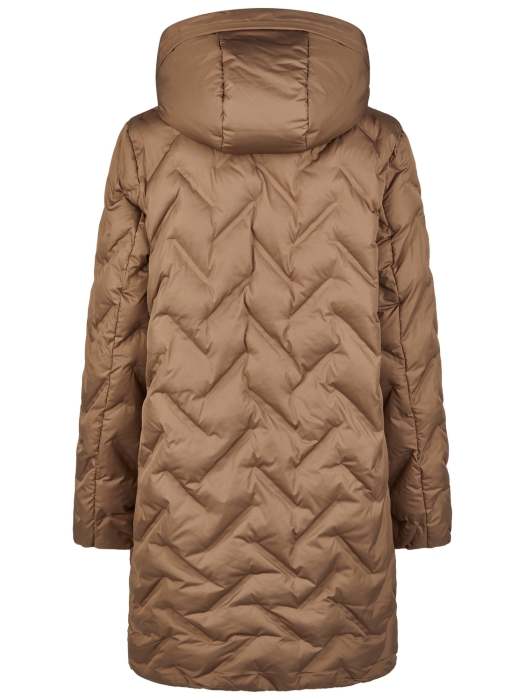 Lebek Mantel mit Kapuze Winter 343 Nougat