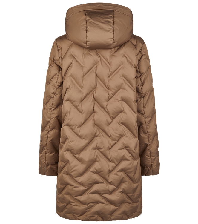 Lebek Mantel mit Kapuze Winter 343 Nougat