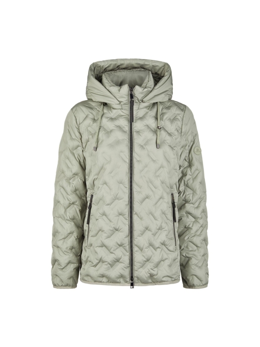 Lebek Jacke Stepp mit Kapuze 468 Smoke green