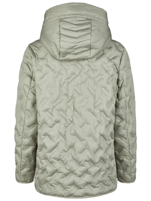 Lebek Jacke Stepp mit Kapuze 468 Smoke green