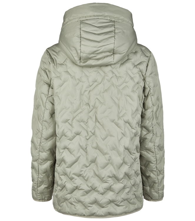 Lebek Jacke Stepp mit Kapuze 468 Smoke green