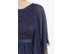 Swing Formstola aus Chiffon Navy