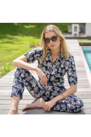 HV Polo Pants HVSOdette 5059 Navy flower