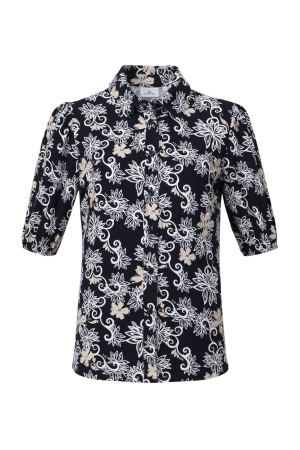 HV Polo Blouse HVSPhiline 5059 Navy flower